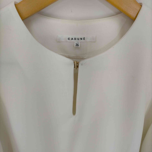 カデュネ CADUNE 裾フレアブラウス レディース JPN:36